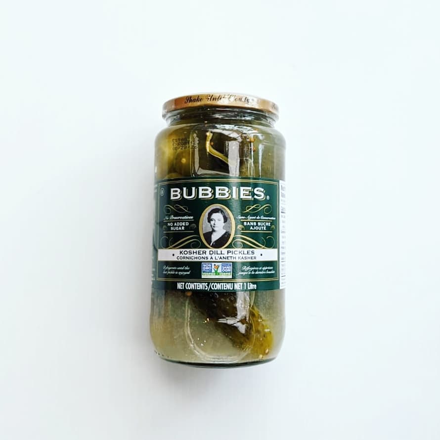 Bubbies Dill Pickles 1L