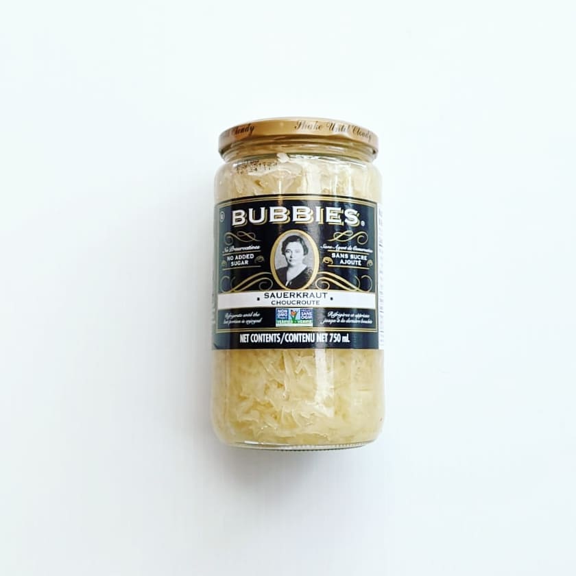 Bubbies Sauerkraut 6/750ml