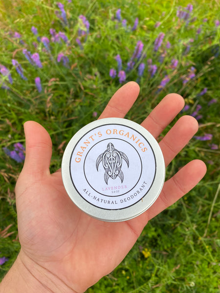 Grant’s Organics ALL Natural Deodorant - x3