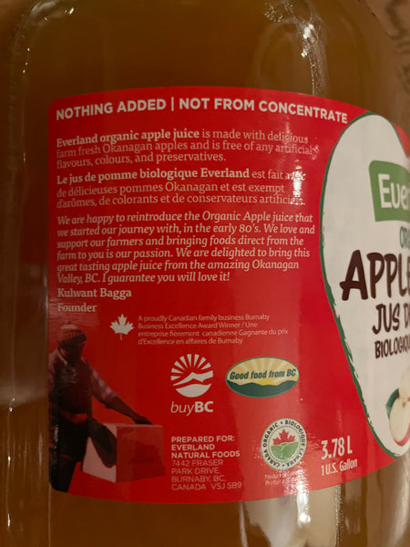 Everland Organic Apple Juice
