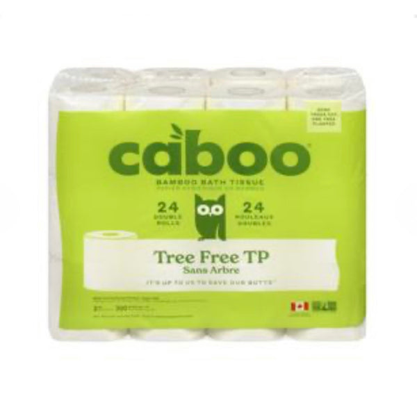 Caboo Bamboo Toilet Paper - cs 3/24 rolls