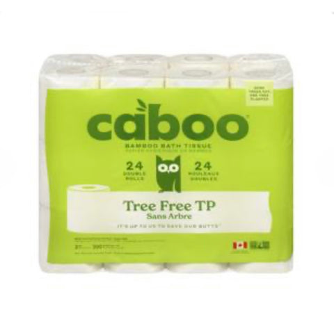 Caboo Bamboo Toilet Paper - x24 rolls