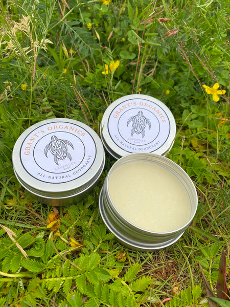 Grant’s Organics ALL Natural Deodorant - x3