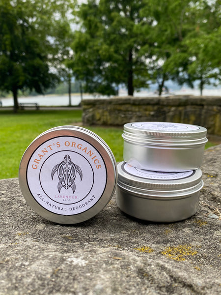 Grant’s Organics ALL Natural Deodorant - x3