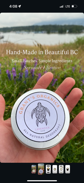 Grant’s Organics ALL Natural Deodorant