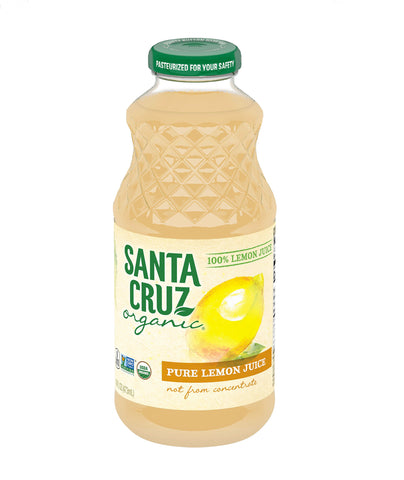 Santa Cruz Lemon Juice, Organic - 473mL