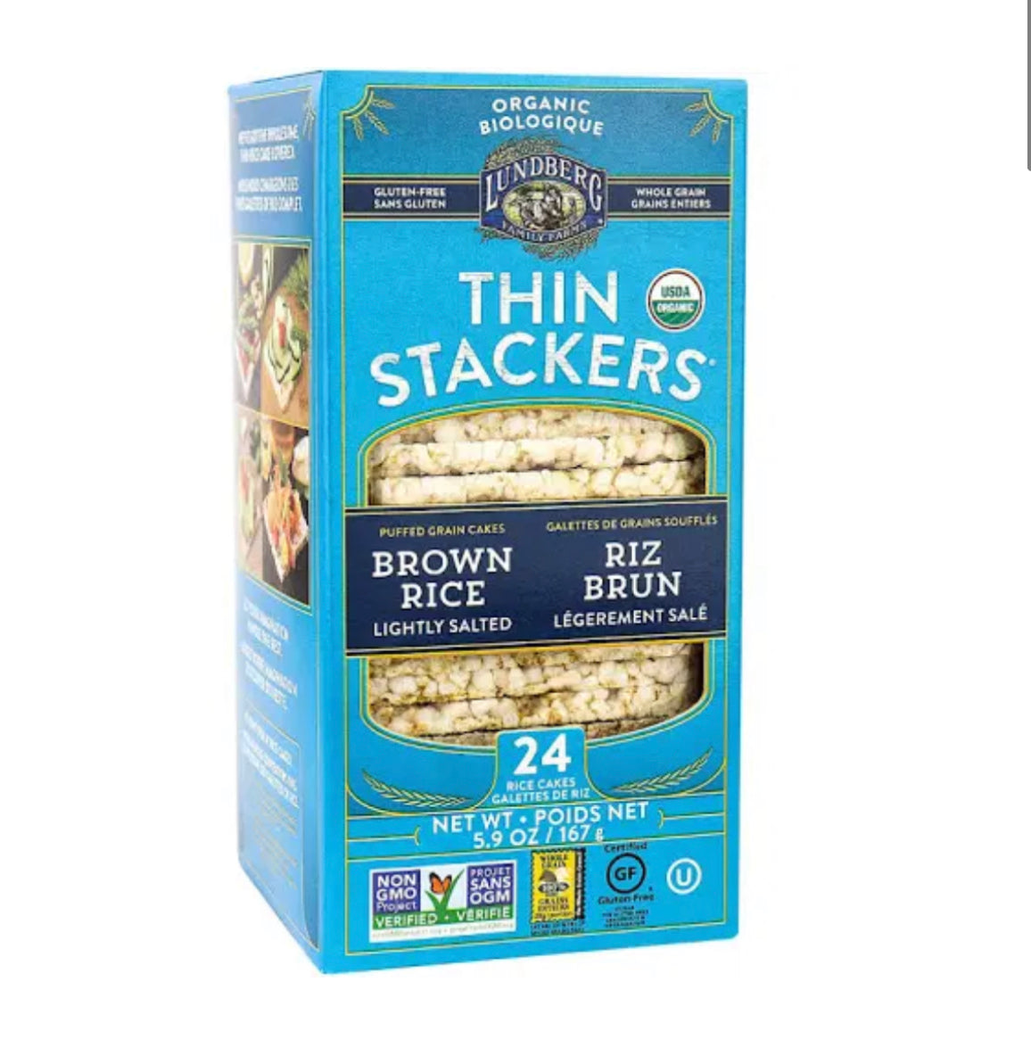 Lundberg Thin Stackers Rice Cakes - 167g