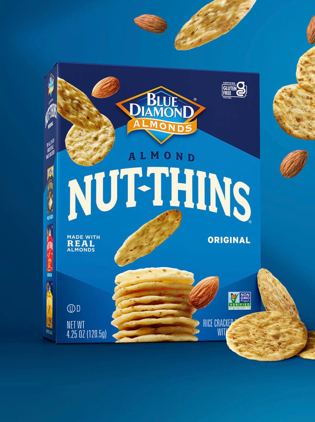 Almond Nut Thin Crackers - 120g