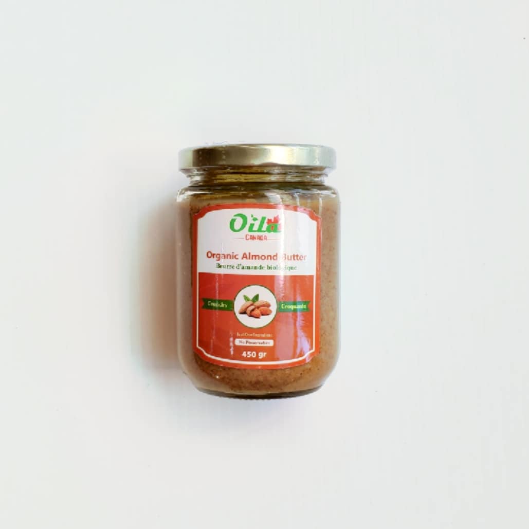 Oila Almond Butter, Organic - 450g