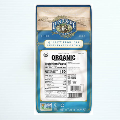 Lundberg Sushi Rice, Organic - 25lb